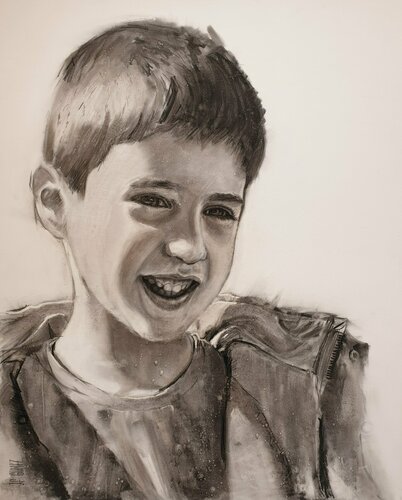 NIÑO par Juan Francisco Gomez Cambronero, Peinture en vente sur Singulart