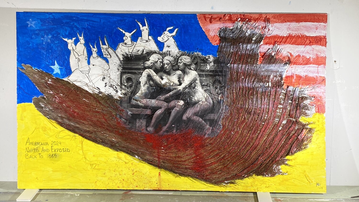 100 Dollar Collection - Homer Simpson, Pittura da Simone De Rosa | ArtMajeur, image size:1500x844