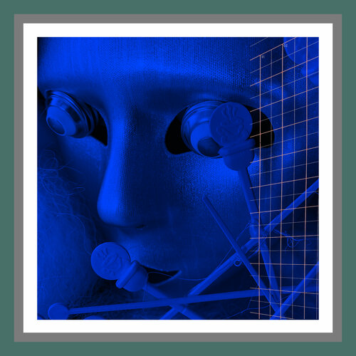 A38 - 2021 Blue on Blue par Aleks Rosenberg, Digital en vente sur Singulart