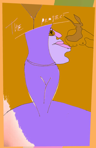 02 The Y Project on Mustard by Aleks Rosenberg, Work on Paper for Sale on Singulart