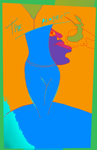 d-02 The Y Project on Desert Sand par Aleks Rosenberg, Œuvre sur papier en vente sur Singulart