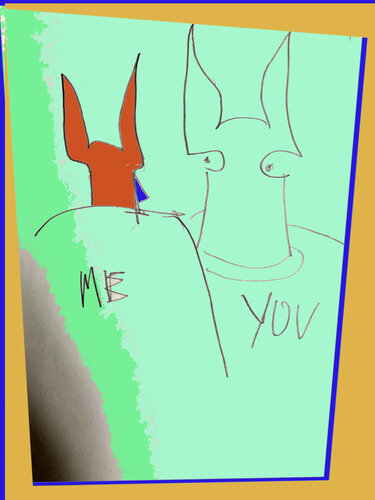 d-07 It's Not YOU it's Me von Aleks Rosenberg, Werk auf Papier kaufen auf Singulart