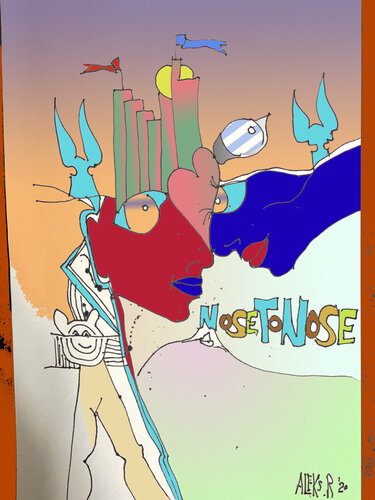 d-08 Be My Valentine von Aleks Rosenberg, Werk auf Papier kaufen auf Singulart