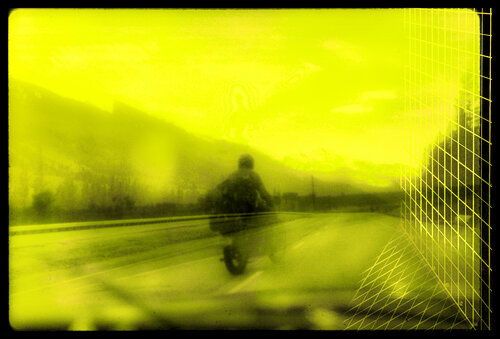 A60 - LONE RIDER - Rocky Mountains, Canada von Aleks Rosenberg, Fotografie kaufen auf Singulart