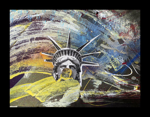 A76 - MAN HAS FALLEN von Aleks Rosenberg, Digital kaufen auf Singulart