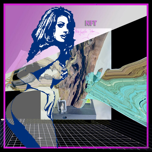 A78 - Pink Kitty NFT  #4 of 5 van Aleks Rosenberg, Digitaal te koop op Singulart