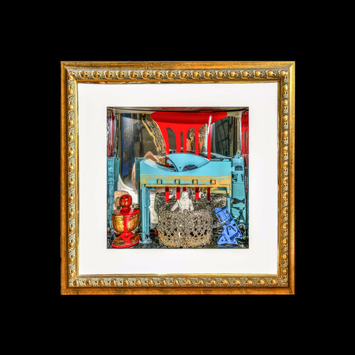 a3 - STEP-IN BATH AS SEEN ON TV - photorama© in gold frame on black Aleks Rosenberg