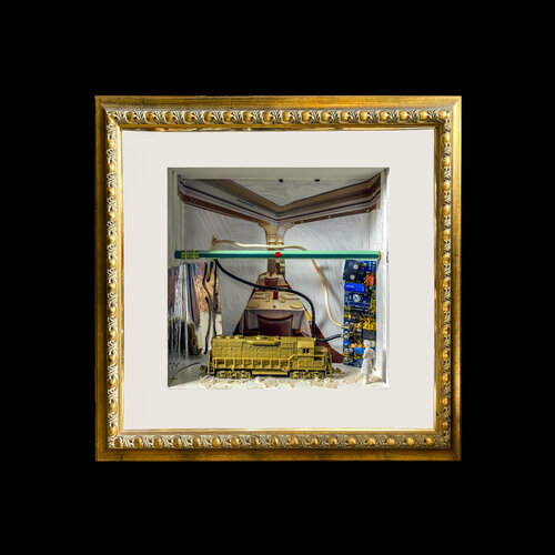 b5 - photorama in gold frame on black Aleks Rosenberg