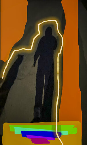 16 CHILD'S PLAY - The Man and His Dog van Aleks Rosenberg, Digitaal te koop op Singulart