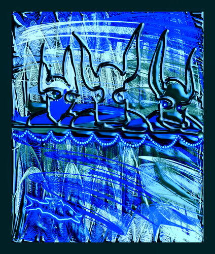 88 - The Blues IMG_1013 van Aleks Rosenberg, Digitaal te koop op Singulart