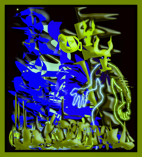 89 In The Blue Wilderness IMG_1017 van Aleks Rosenberg, Digitaal te koop op Singulart