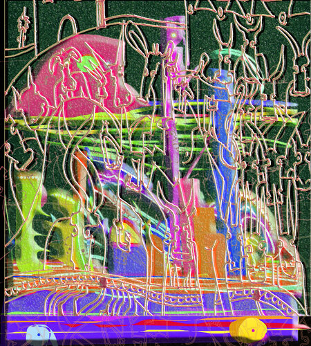 34B - AND SO THEY WENT de Aleks Rosenberg, Digital a la venta en Singulart