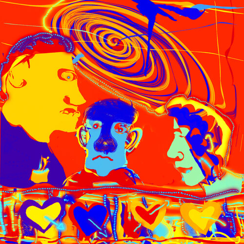 107 - I LOVE YOU TOO 2 by Aleks Rosenberg, Digital for Sale on Singulart