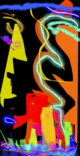 99 - CHILD'S PLAY - face-off di Aleks Rosenberg, Digitale in vendita su Singulart