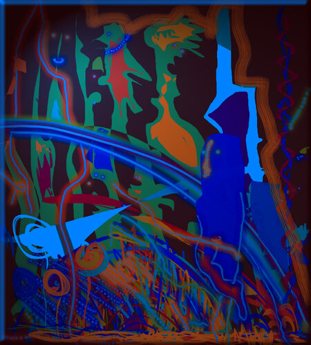 93 - CHILD'S PLAY - Don't Look Too Hard by Aleks Rosenberg, Digital for Sale on Singulart