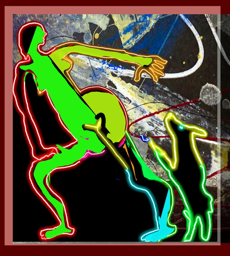 214 - What's with You Boy? I'm Over The Moon by Aleks Rosenberg, Digital for Sale on Singulart