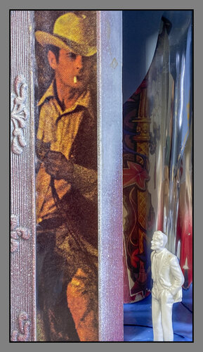AS WATER RISES - 09 -MARLBORO MAN 22x38 di Aleks Rosenberg, Fotografia in vendita su Singulart