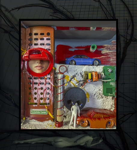 01-4 BLINDED ON THE STREET OF BROKEN DREAMS van Aleks Rosenberg, Digitaal te koop op Singulart