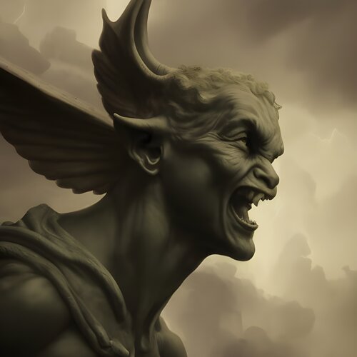ANGEL WINGS DEVIL'S HORNS von Aleks Rosenberg, Digital kaufen auf Singulart