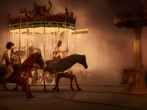 WHEN THE HORSES BROKE OUT OF THE CAROUSEL Aleks Rosenberg
