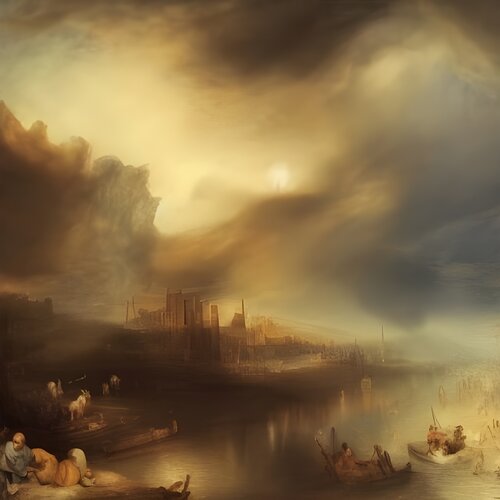 RIVER MARKET di Aleks Rosenberg, Digitale in vendita su Singulart