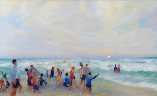 BEACH LANDING 2ND DAY von Aleks Rosenberg, Digital kaufen auf Singulart