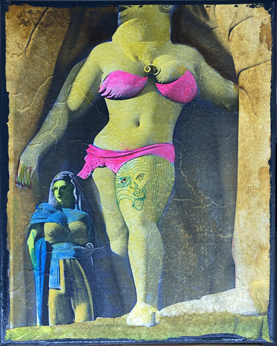 STUDY IN FORM 5 di Aleks Rosenberg, Pittura in vendita su Singulart