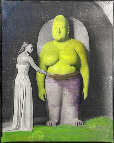 STUDY IN FORM 11 von Aleks Rosenberg, Malerei kaufen auf Singulart