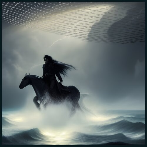 GRIM REAPER CHASER di Aleks Rosenberg, Digitale in vendita su Singulart