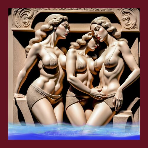 the daughters of Akhelous von Aleks Rosenberg, Digital kaufen auf Singulart
