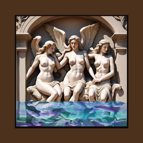 EVEN THE ANGELS ARE SINKING von Aleks Rosenberg, Digital kaufen auf Singulart