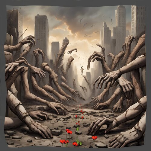 Tiptoe Through The Tulips- Happy Valentine's Day von Aleks Rosenberg, Digital kaufen auf Singulart