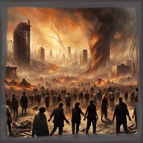 SEARCHING FOR LOVE AMONG THE RUINS von Aleks Rosenberg, Digital kaufen auf Singulart