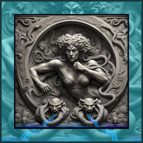 MEDUSA IS SINKING 2 de Aleks Rosenberg, Digital a la venta en Singulart