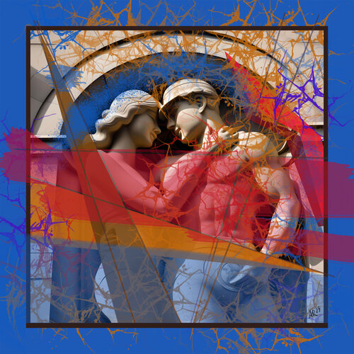 LOVERS- IS IT ME? par Aleks Rosenberg, Digital en vente sur Singulart
