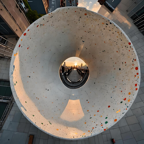 TERRAZZO 8 - Light at end of the Tunnel von Aleks Rosenberg, Digital kaufen auf Singulart