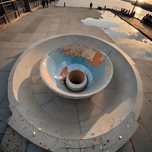 TERRAZZO 11 - Where The Children Used To Play by Aleks Rosenberg, Digital for Sale on Singulart