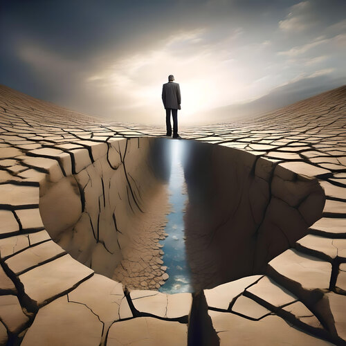 Blue Water Scorched Earth von Aleks Rosenberg, Digital kaufen auf Singulart