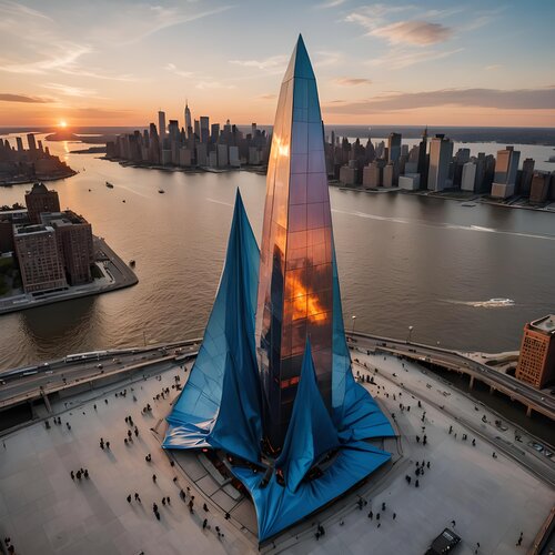 Staten Island from a Drone von Aleks Rosenberg, Digital kaufen auf Singulart