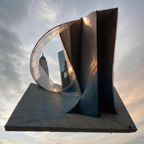 Digitized Maquette - THE ROVING EYE NUCLEAR PLANT CONVERSION 3 Aleks Rosenberg
