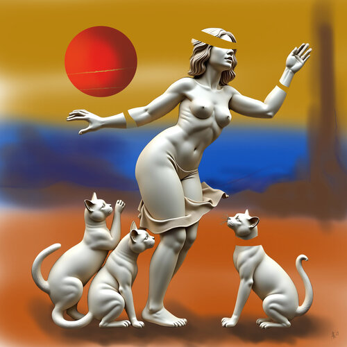 PLANET RED DANCE di Aleks Rosenberg, Digitale in vendita su Singulart