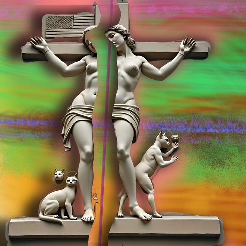 UNTITLED AMERICANA - THE SPLIT di Aleks Rosenberg, Digitale in vendita su Singulart