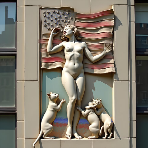 UNTITLED AMERICANA 11/30/24 von Aleks Rosenberg, Digital kaufen auf Singulart