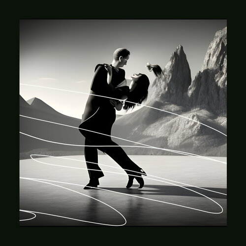 MEMORY OF SIZZLING COLD DANCE. par Aleks Rosenberg, Digital en vente sur Singulart