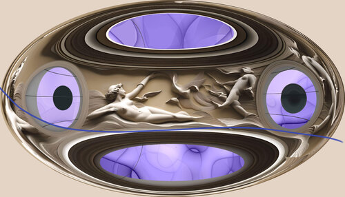 INDULGENCE PORTAL number 21 di Aleks Rosenberg, Altri media in vendita su Singulart
