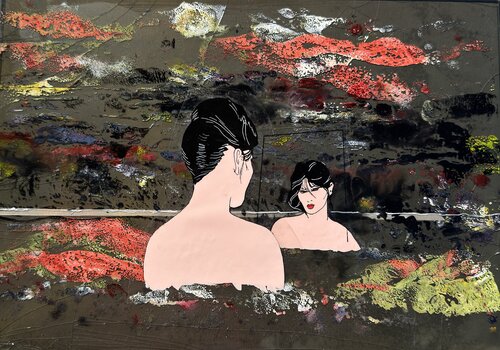 REFLECTION van Aleks Rosenberg, Andere media te koop op Singulart