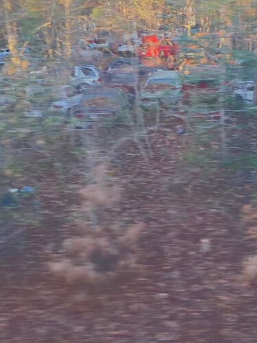 Americana - Car Graveyard by the Railroad Tracks von Aleks Rosenberg, Fotografie kaufen auf Singulart