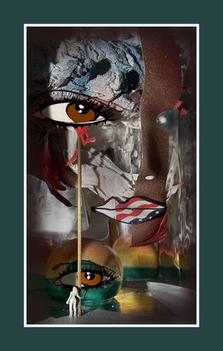 I WANT TO TELL YOU BUT MY LIPS ARE SEALED 2 di Aleks Rosenberg, Fotografia in vendita su Singulart