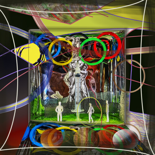 d7 - CURATIONS OF THE UNQUIET MIND by Aleks Rosenberg, Digital for Sale on Singulart