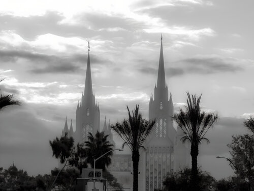 MORMON TEMPLE - LA JOLLA, CA di Aleks Rosenberg, Fotografia in vendita su Singulart